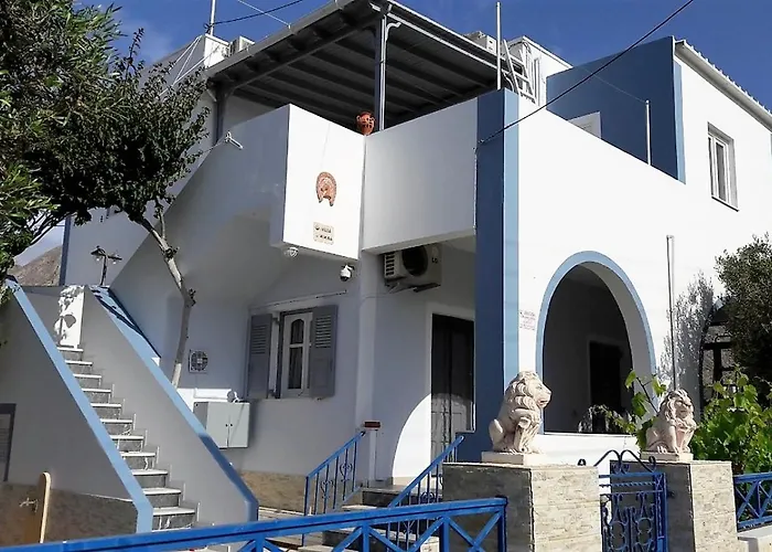 κυκλαδίτικο σπίτι με θέα Mimika Вилла *